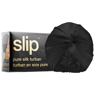 Pure Silk Turban Black